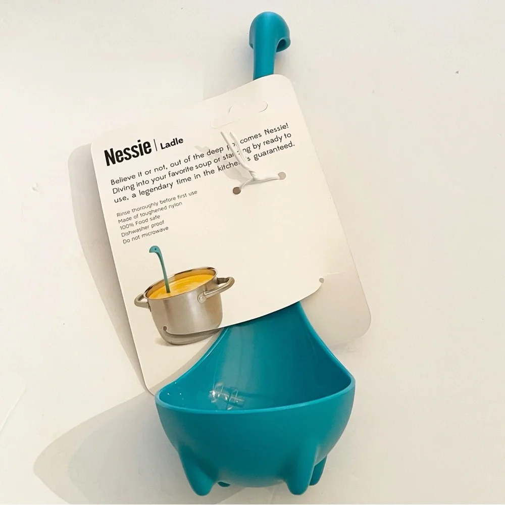 Nessie Ladle Spoon Turquoise Cooking Ladle‎ Cooking Gifts Serving Soup NEW